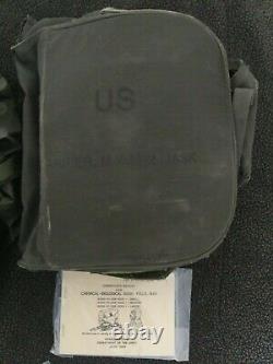 US Army Military M40 Gas Mask Size Small with Bag, Hood, Filter, M581 Kit + More