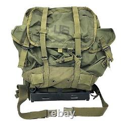 US Army Military Medium LC-1 ALICE Combat Field Pack withFrame OD Green