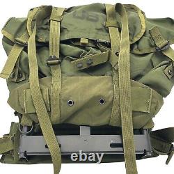 US Army Military Medium LC-1 ALICE Combat Field Pack withFrame OD Green