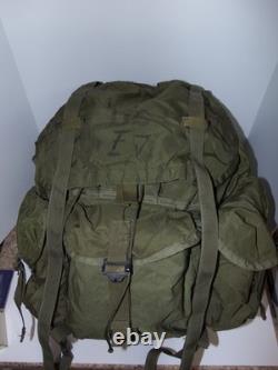 US Army Military Nylon Combat Large Field Alice Pack LC-1 w Metal Frame & Straps