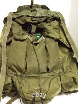 US Army Military Nylon Combat Large Field Alice Pack LC-1 w Metal Frame & Straps