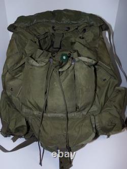 US Army Military Nylon Combat Large Field Alice Pack LC-1 w Metal Frame & Straps