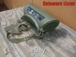 US Army Military Radio Field Audio Loudspeaker Portable Loud Speaker Model 360