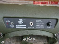 US Army Military Radio Field Audio Loudspeaker Portable Loud Speaker Model 360