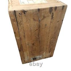 US Army Military Wooden Shipping Crate Japan 1965 with Lid Chest