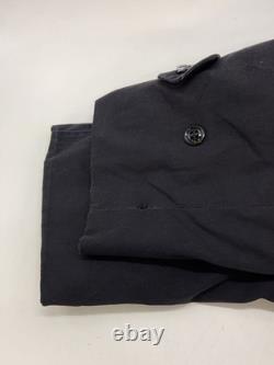 US Army Navy Coat Crewneck Military Surplus Navy Blue Used