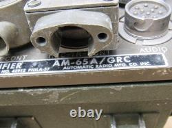 US Army RT-70/GRC Transceiver & AM-65/GRC Power Supply Vintage Military Radio