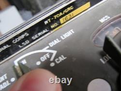 US Army RT-70/GRC Transceiver & AM-65/GRC Power Supply Vintage Military Radio