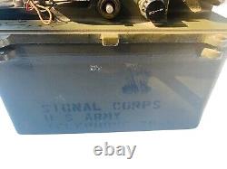 US Army Signal Corps Telephone TP-9 HTF Green Black Vintage 1930-40s