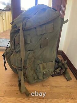 US Army USGI Military Alice LC-1 Large OD Green Combat Field Pack With Metal Frame