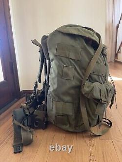 US Army USGI Military Alice LC-1 Large OD Green Combat Field Pack With Metal Frame