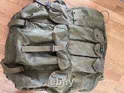 US Army USGI Military Alice LC-1 Large OD Green Combat Field Pack With Metal Frame