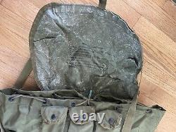 US Army USGI Military Alice LC-1 Large OD Green Combat Field Pack With Metal Frame