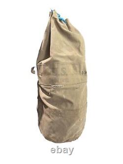 US Army WW2 Coal Kit Bag 2 Bushel Sack Military Surplus