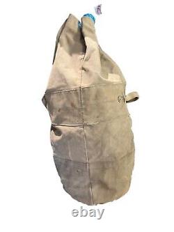 US Army WW2 Coal Kit Bag 2 Bushel Sack Military Surplus