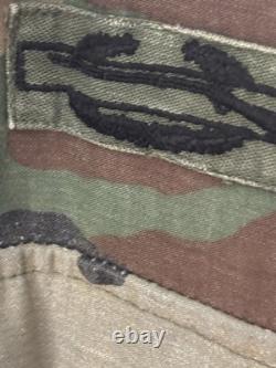 US Army Woodland Camouflage Field Jacket Military with Original Patches