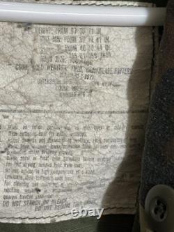 US Army Woodland Camouflage Field Jacket Military with Original Patches