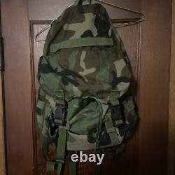 US Army Woodland Patrol Pack BDU M81 Camo Assault Backpack Complete With Straps
