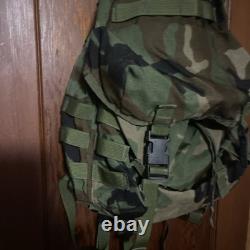 US Army Woodland Patrol Pack BDU M81 Camo Assault Backpack Complete With Straps