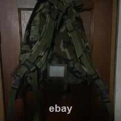 US Army Woodland Patrol Pack BDU M81 Camo Assault Backpack Complete With Straps