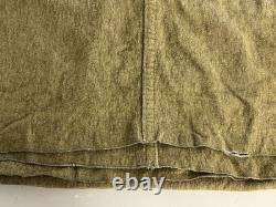 US Army Wool Blanket Military Vintage 60x72 Olive Drab Heavy Surplus Piecemeal