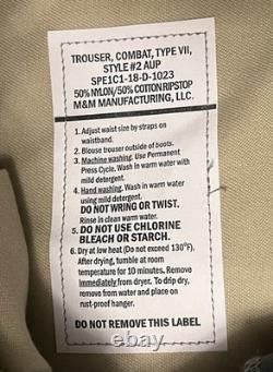 US Govt Cont. Afghan Army Combat Coat and Pants Type VII BDU Medium Regular