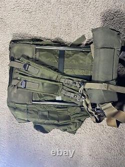 US MILITARY Army ALICE Combat Field Pack MEDIUM Complete Straps And Frame EUC