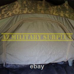 US MILITARY ONE MAN TENT IMPROVED COMBAT SHELTER WithPOLES, STAKES & POUCH GOOD