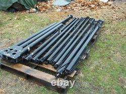 US MILITARY SURPLUS 18x18 MGPTS -POLE SET ONLY. NO TENT- HUNTING CAMPING ARMY