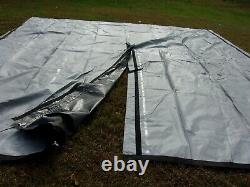 US MILITARY SURPLUS 18x18 MGPTS TENT FLOOR -FLOOR ONLY- HUNTING CAMPING ARMY