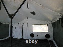 US MILITARY SURPLUS 18x18 MGPTS TENT HUNTING CAMP ARMY TRUCK TRAILER-NO FLOOR