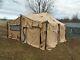 Us Military Surplus 18x18 Mgpts Tent Hunting Camping Army Truck Trailer. Tan