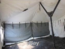 US MILITARY SURPLUS 18x18 MGPTS TENT HUNTING CAMPING+ FLOOR ARMY TRUCK TRAILER