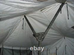 US MILITARY SURPLUS 18x36 MGPTS TENT CAMPING HUNTING -DIRTY STAINED -US ARMY