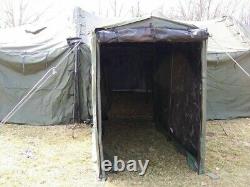 US MILITARY SURPLUS 18x36 MGPTS TENT + VESTIBULE HUNTING GOOD CONDITION US ARMY