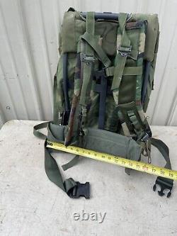 US Military Army Alice Nylon Green Backpack Bag Combat Field Pack Metal Frame
