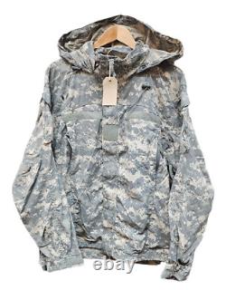 US Military Army Issue ACU Digital Camo Soft Shell Cold Weather Jacket SML S #33