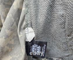 US Military Army Issue ACU Digital Camo Soft Shell Cold Weather Jacket SML S #33