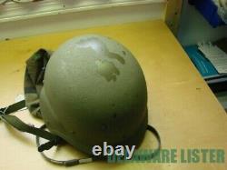 US Military Army NATO Combat Vintage Helmet withCover Padding/Chin Strap MEDIUM