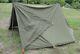 Us Military Army Personal Pup (2) Half 1/2 Tent Shelter Withpoles, Stakes