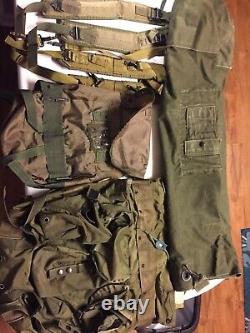 US Military Army Rucksack Backpack and Duffel Bag Lot