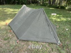 US Military Army Shelter Half Tent Pup 2-Man Green GI
