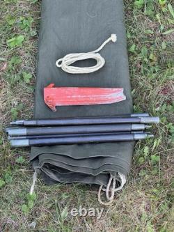 US Military Army Shelter Half Tent Pup 2-Man Green GI