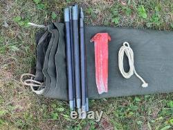 US Military Army Shelter Half Tent Pup 2-Man Green GI
