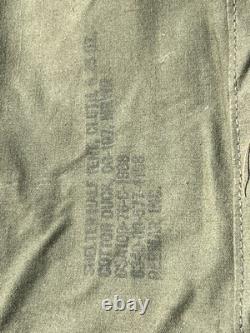 US Military Army Shelter Half Tent Pup 2-Man Green GI