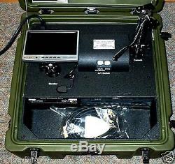 US Military Army Surplus Portable Video Messenger System Monitor VCR DVD Camera