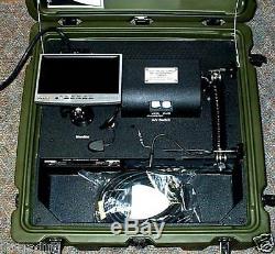 US Military Army Surplus Portable Video Messenger System Monitor VCR DVD Camera