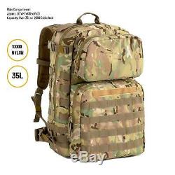 US Military FILBE Assault Pack with Pouch, Army Tactical Backpack Multicam