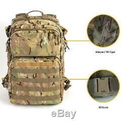 US Military FILBE Assault Pack with Pouch, Army Tactical Backpack Multicam