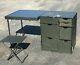 Us Military Field Desk Army Storage Drawer Table Trunk Usgi Perimeter Control